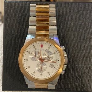 Camino Lamborghini two tone watch